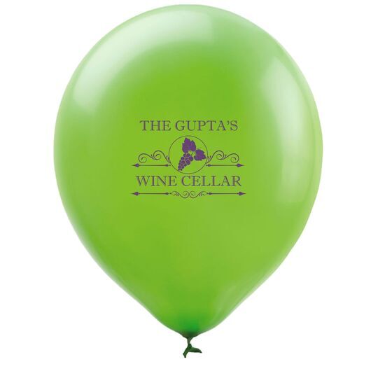 Wine Cellar Latex Balloons